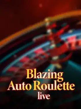 Tafel met Blazing Auto Roulette live gefilmd